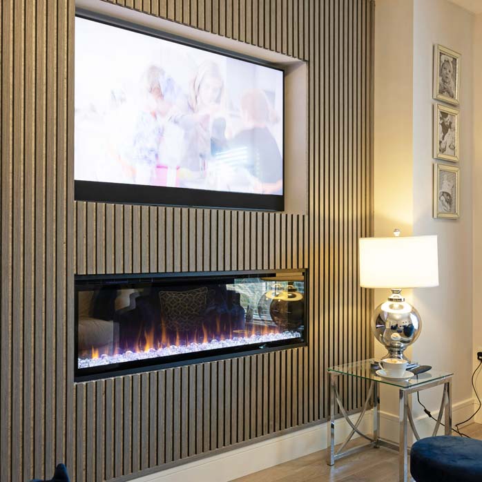 TV mur fait maison – Guide avec panneaux acoustiques 8